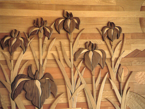 木彫レリーフ